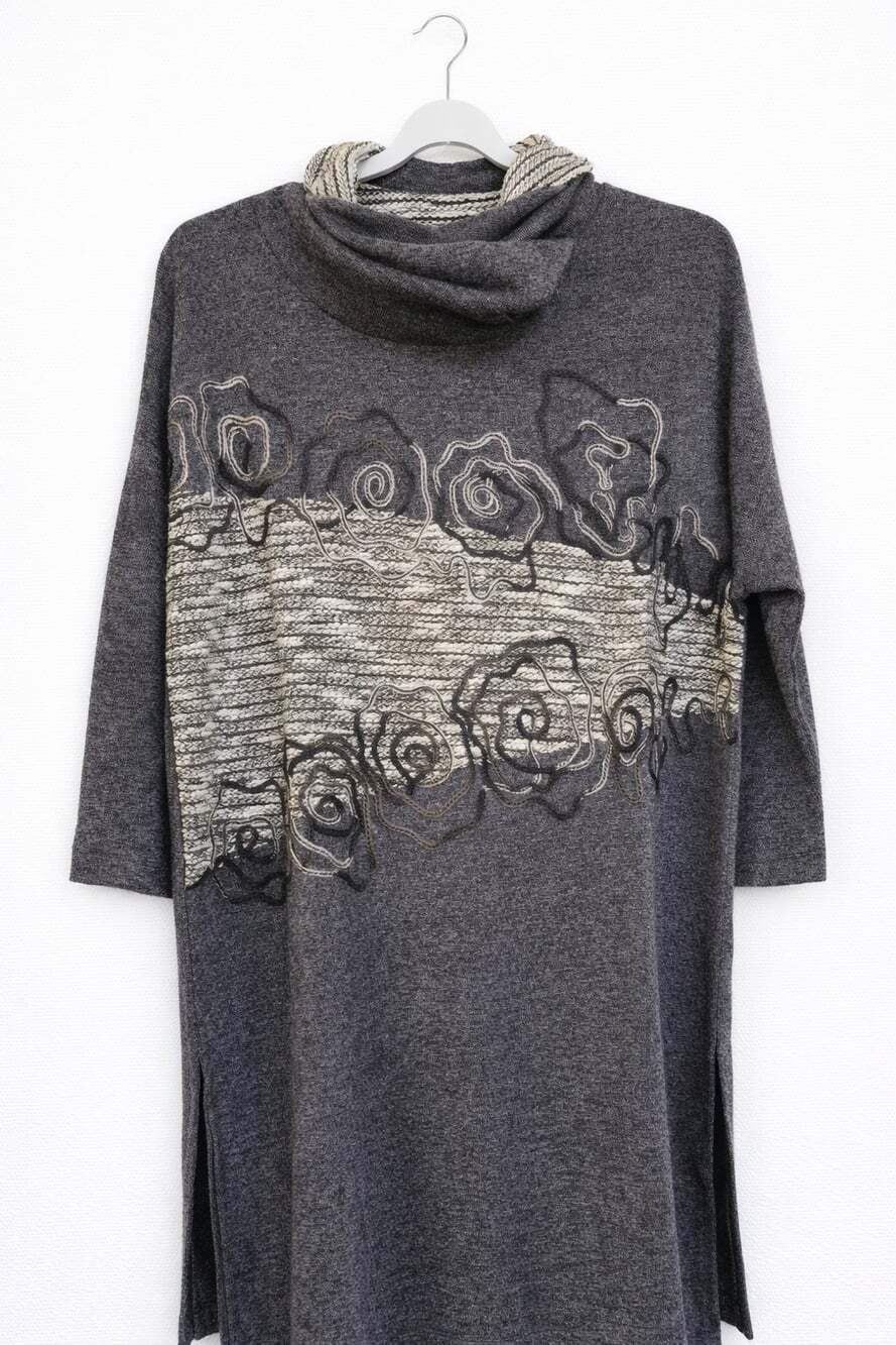 Terra SJ Apparel Tunic Length Sweater Large Khaki Ribbed Knit Top NWT D25 Raglan